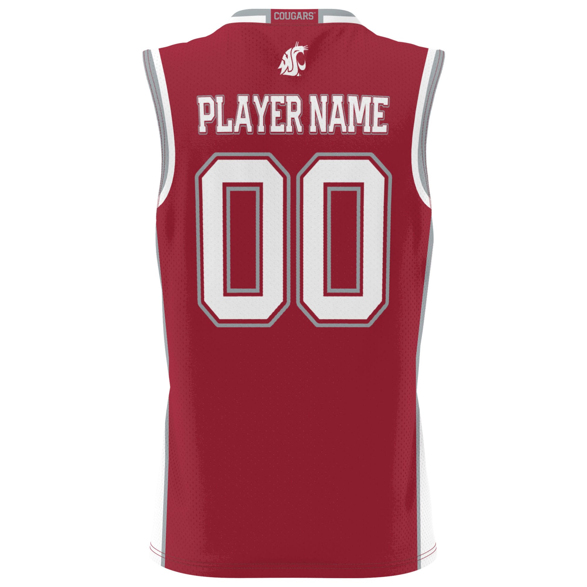 [NJP] Washington State Cougars GameDay Greats Youth NIL Pick-A-Player Men's Basketball Jersey - Crimson