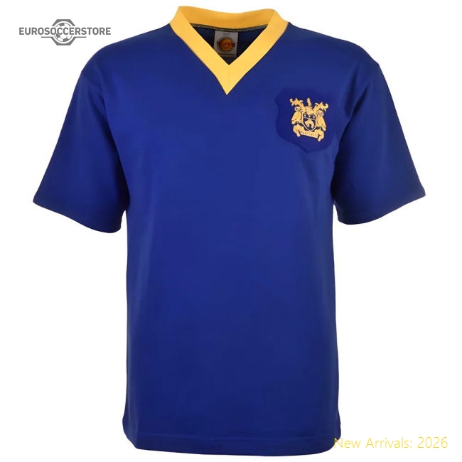 Premium-grade Leeds United 1956-61 Retro Football Shirt
