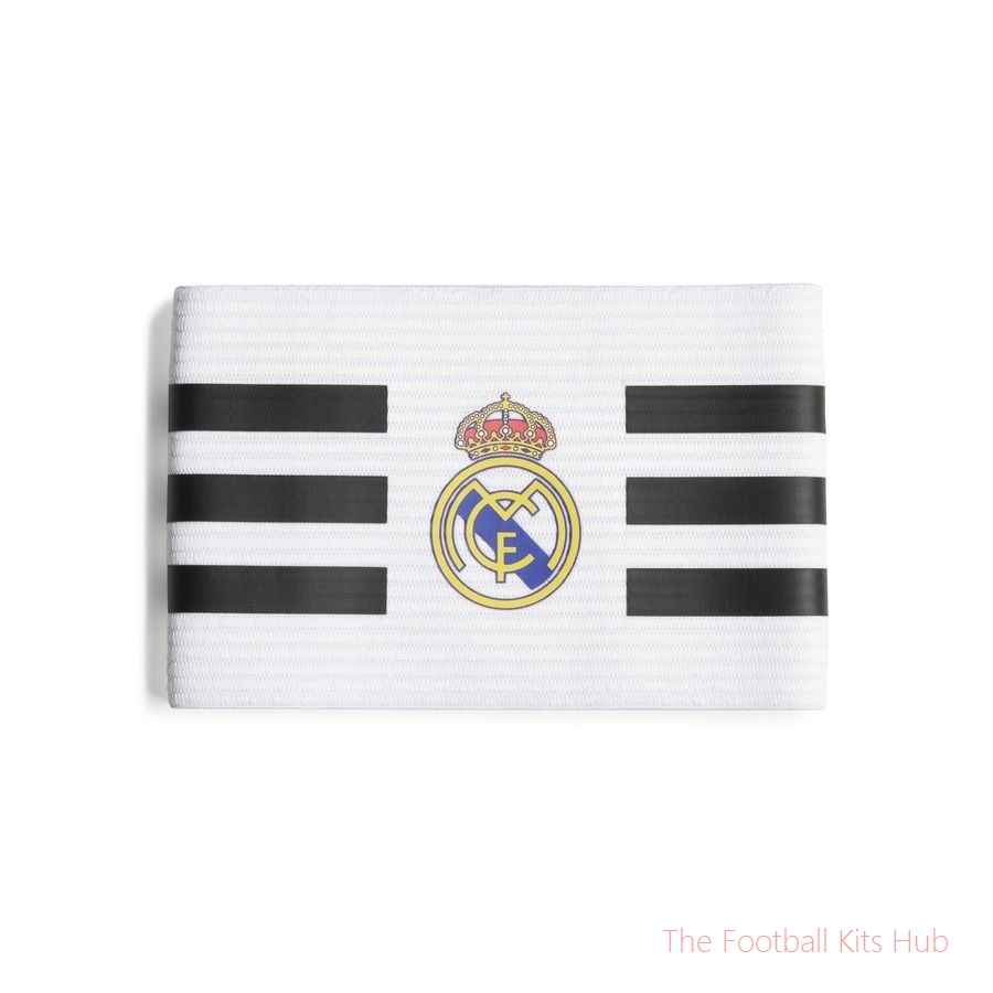 Real Madrid Captains Arm Band - White/Black