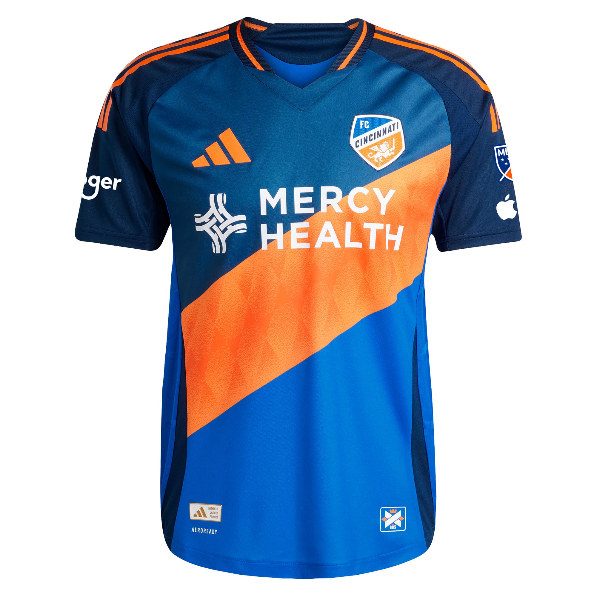 [SJH] Miles Robinson FC Cincinnati 2025 Orange and Blue Legacy Kit Authentic Player Jersey - Blue
