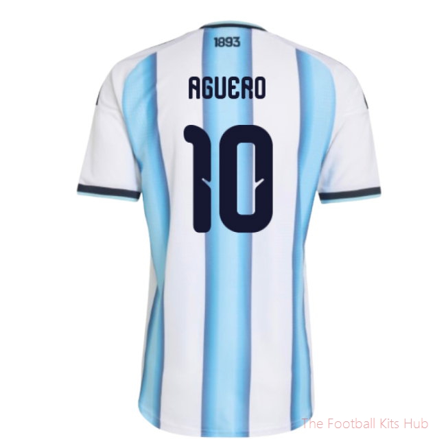 2026-2027 Argentina Authentic Home Shirt (Aguero 10)