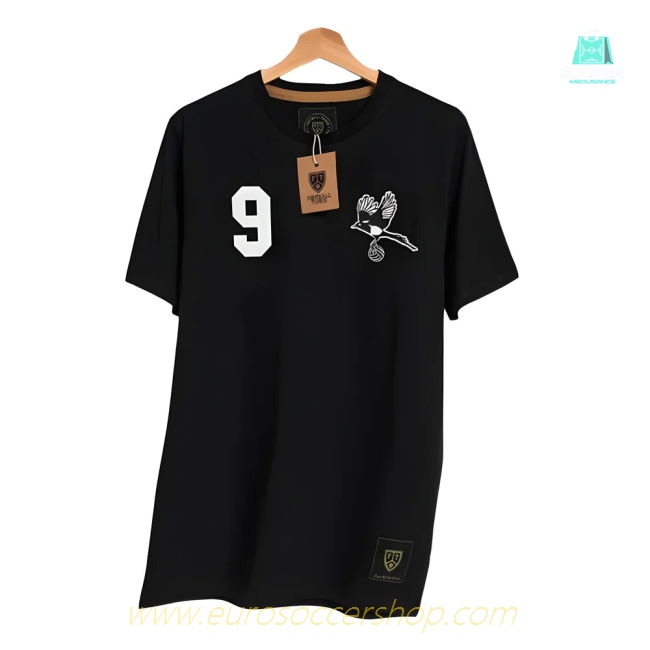 Newcastle Shearer The Magpie 9 Retro Shirt (Black)