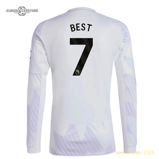 Exceptional 2025-2026 Man Utd Long Sleeve Away Shirt (best 7)