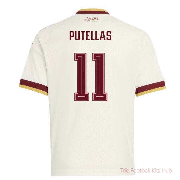 2026-2027 Spain Away Shirt (Kids) (Putellas 11)
