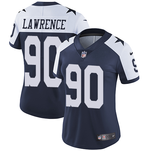 NFL DAL Cowboys Demarcus Lawrence #90 Limited Navy Authentic Jersey