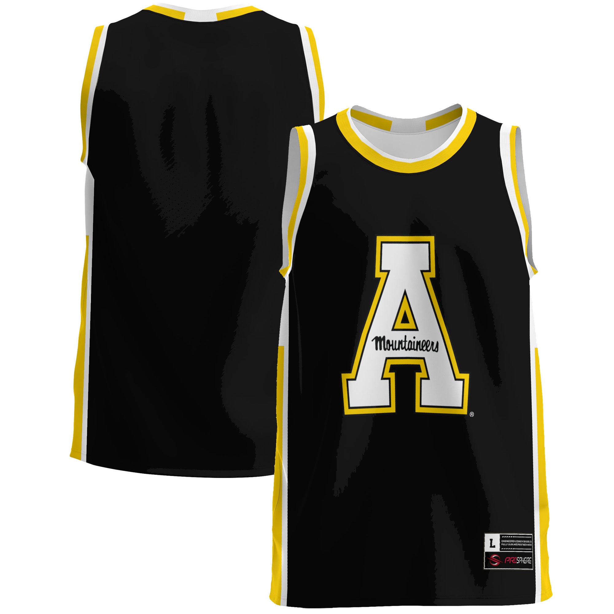 [NJP] Appalachian State Mountaineers GameDay Greats Lightweight Basketball Jersey - Gold