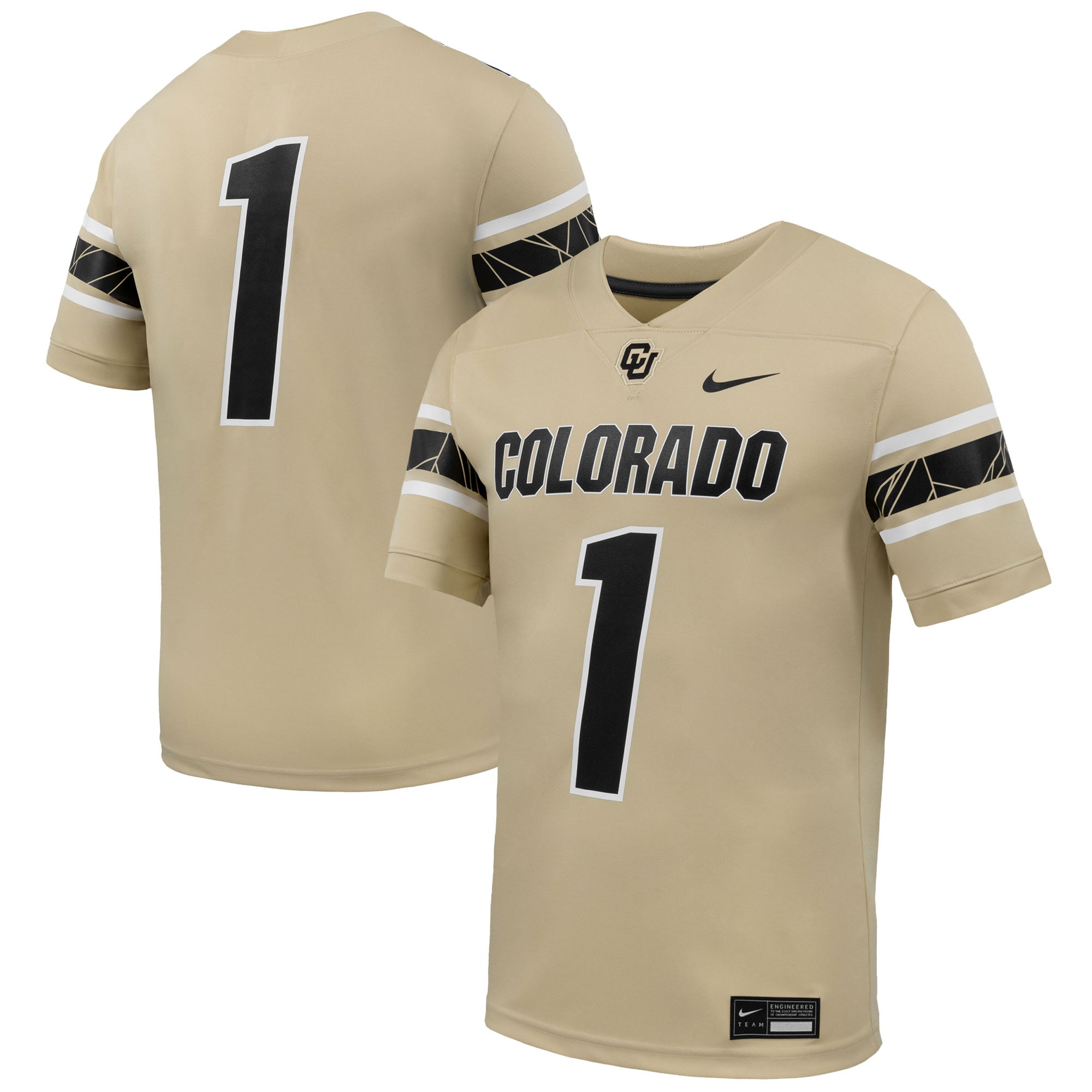 #1 Colorado Buffaloes Alternate Game 26/27 Football Jersey - Gold