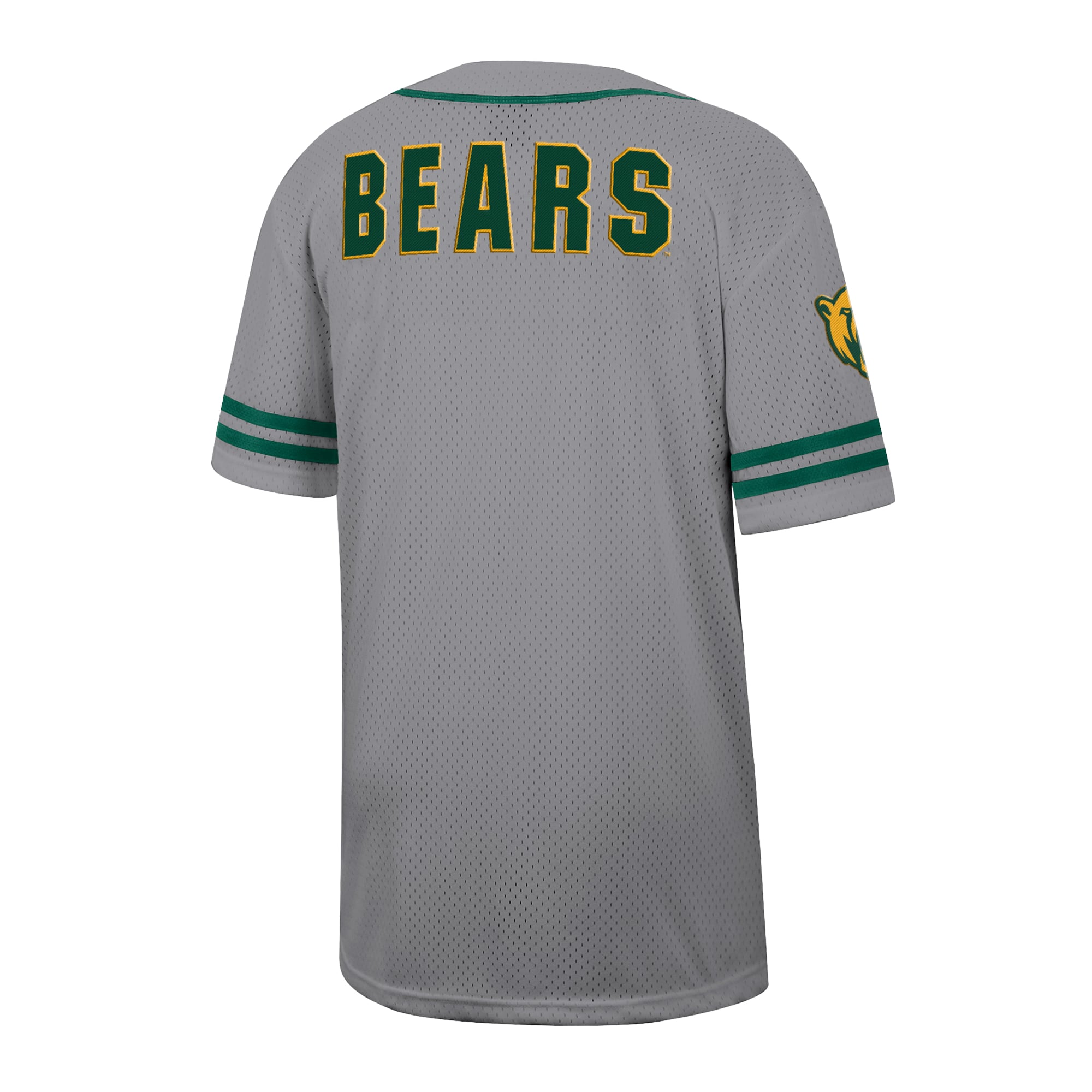 Baylor Bears Colosseum Free Spirited Baseball Jersey - Gray
