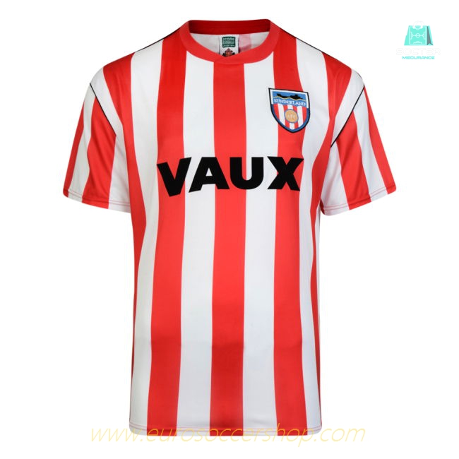 Score Draw Sunderland 1990 Retro Football Shirt (Quinn 9)
