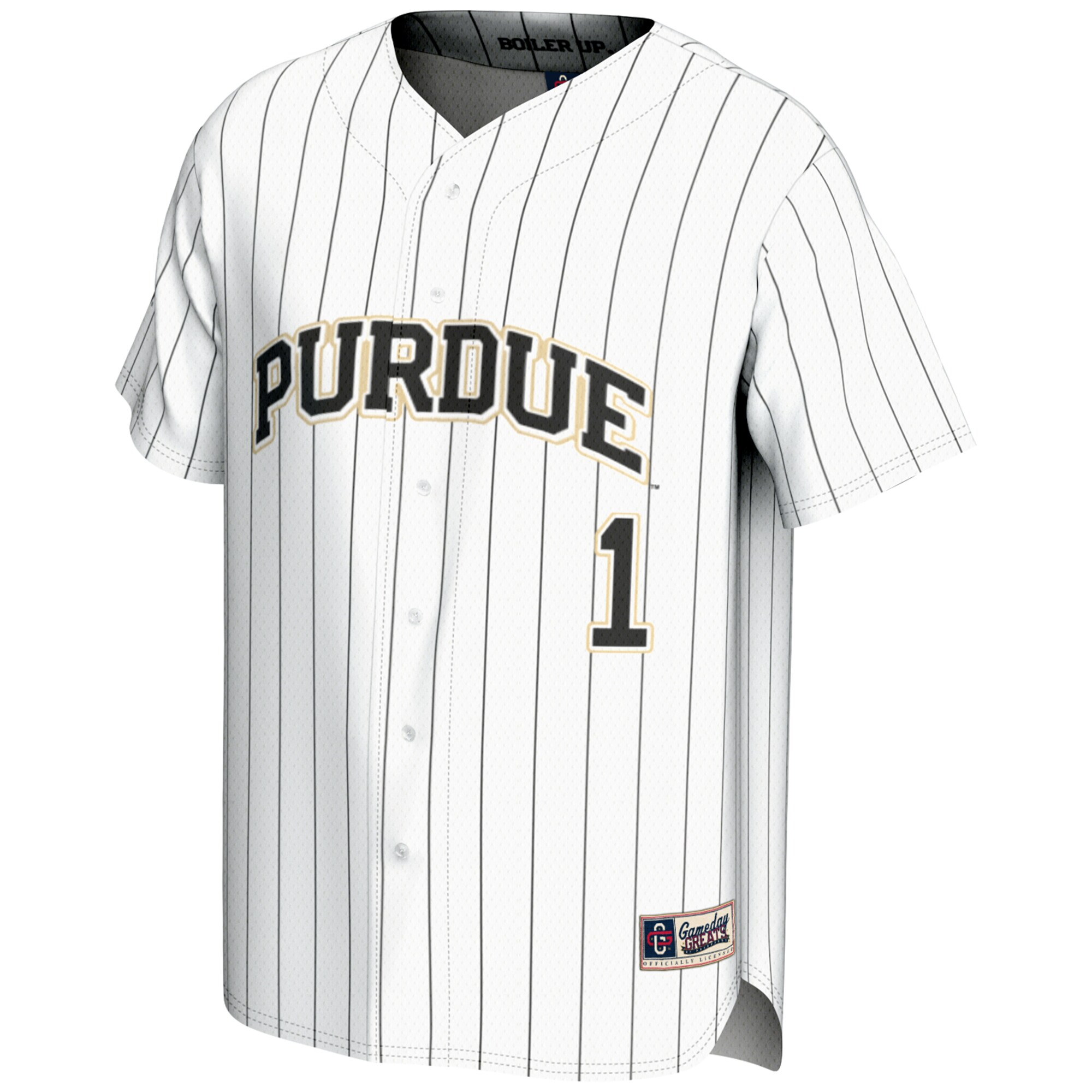 [DDG] Purdue Boilermakers GameDay Greats Youth Lightweight Baseball Jersey - White