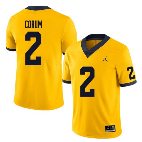 Men Ncaa Team #2 Yellow Men Elite Jersey - Discounted - Budget