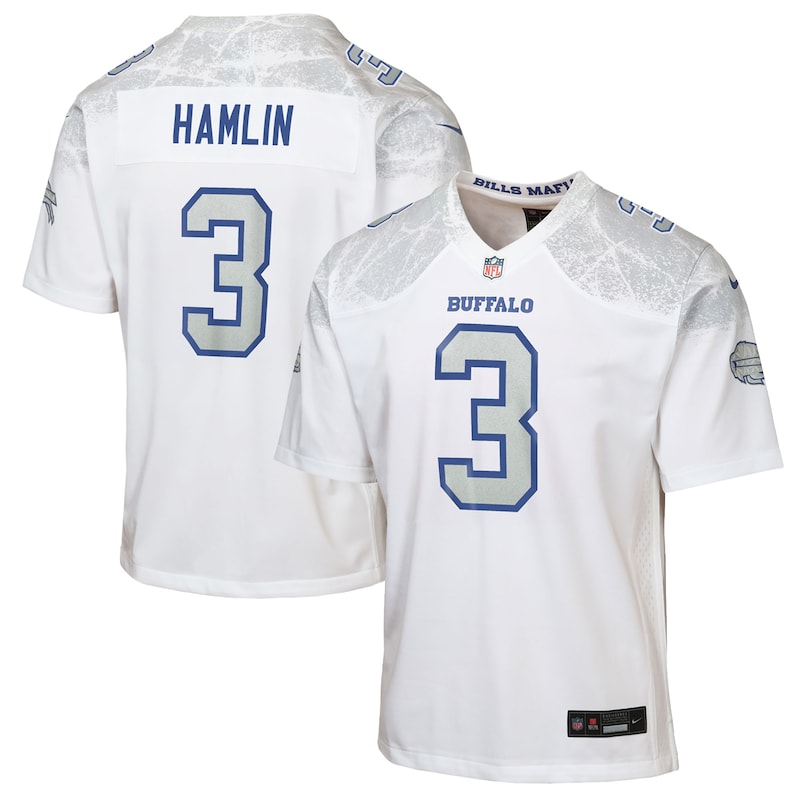 None Damar Hamlin BUF Bills Retro Elite Jersey Football Apparel