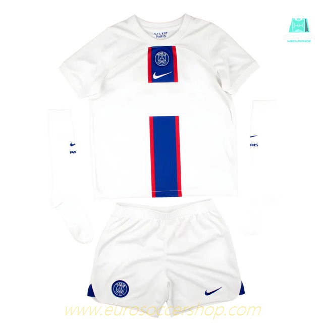 PSG 2022-23 Third Mini Kit (SB 4-5 y) Mbappe #7 (BNWT)