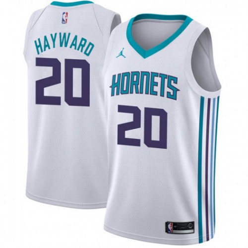 CHA #20 Gordon Hayward Top-Grade 2024 Icon NBA Jersey - White Swingman