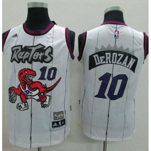White Toronto Raptors #10 Raptors Jersey - Durable Fabric Quality