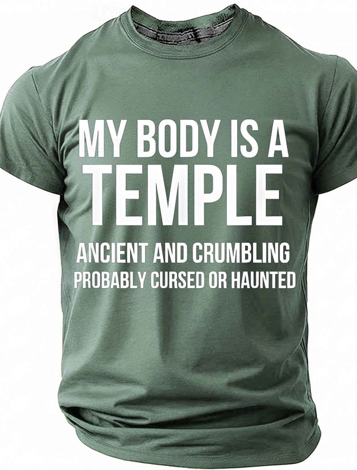 Men's T-Shirt Funny Graphic Short Sleeve UNDIAGNOSED BUT SOMETHING AIN'T RIGHT Lifestyle Humor Tee