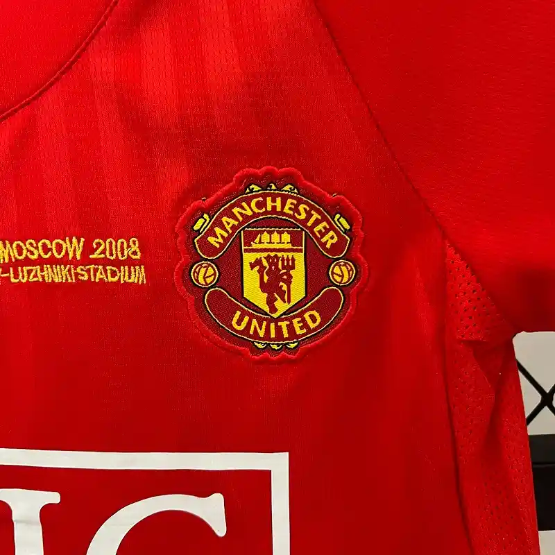 2007-2008 Kids Manchester United Jersey retro kit