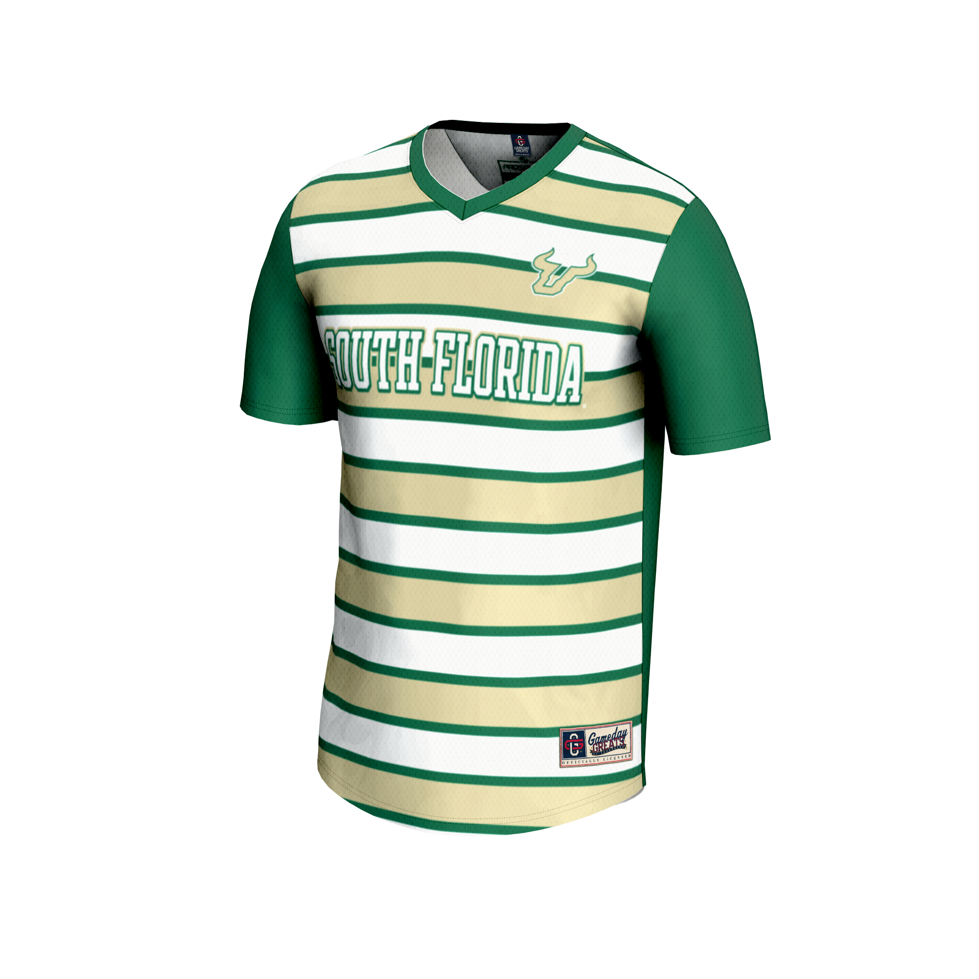 [LK] South Florida Bulls GameDay Greats Unisex Lightweight Soccer Fashion Jersey - Green