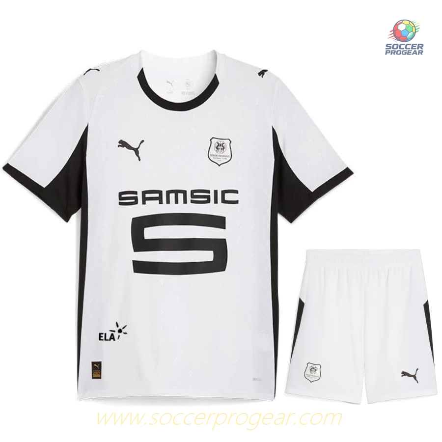 Stade Rennais Away Children Football Kit Team Jersey 2025-2026