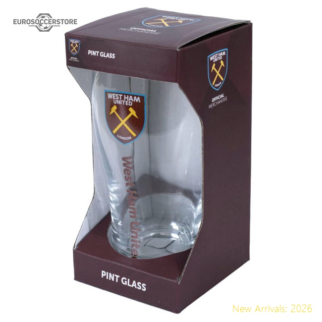 West Ham United FC Tulip Pint Glass