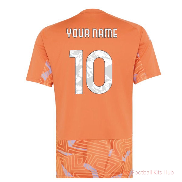Juventus 2026 2027 Home Goalkeeper Shirt (Orange) (Your Name)