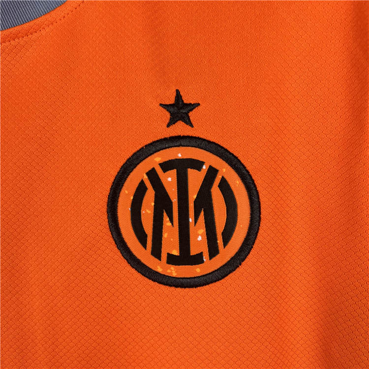 2324 Inter Milan Away Orange Soccer Jersey Football Shirt - Official