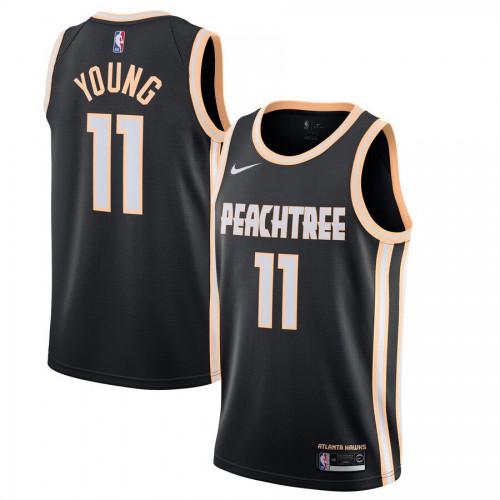 LAC Black Nike A. Hawks #11 NBA Jersey Basketball Jersey Game Day Wear