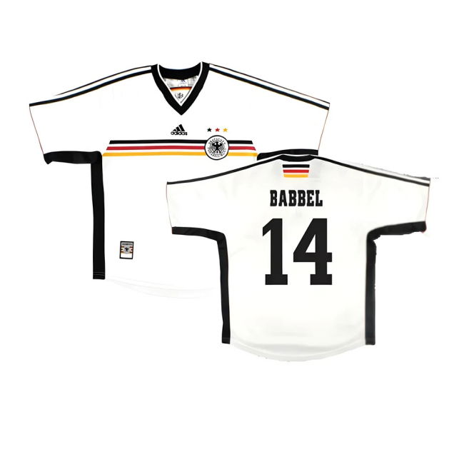 Germany 1998-00 Home Shirt ((Very Good) L) (Babbel 14)