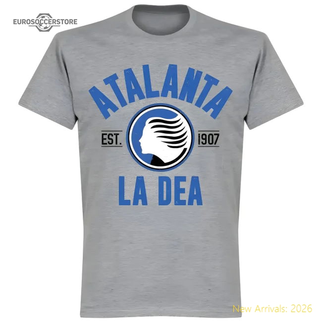 Genuine Professional-Grade Atalanta Established T-Shirt - Grey