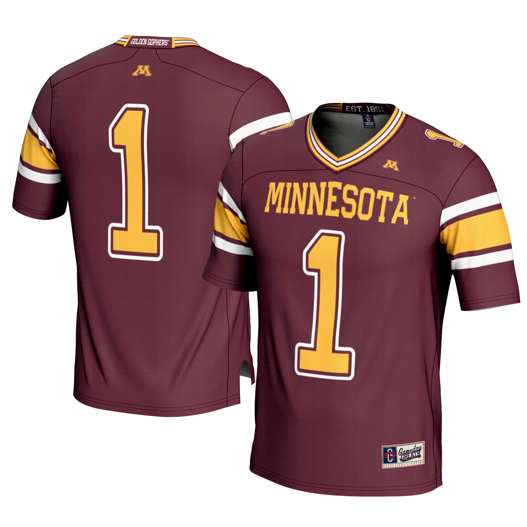 #1 Minnesota Golden Gophers GameDay Greats 26/27 Football Jersey?�C Maroon