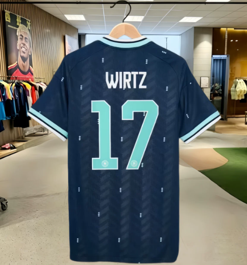 [HP] Germany Florian Wirtz 17 Dark Blue Away Jersey Women 2026 World Cup