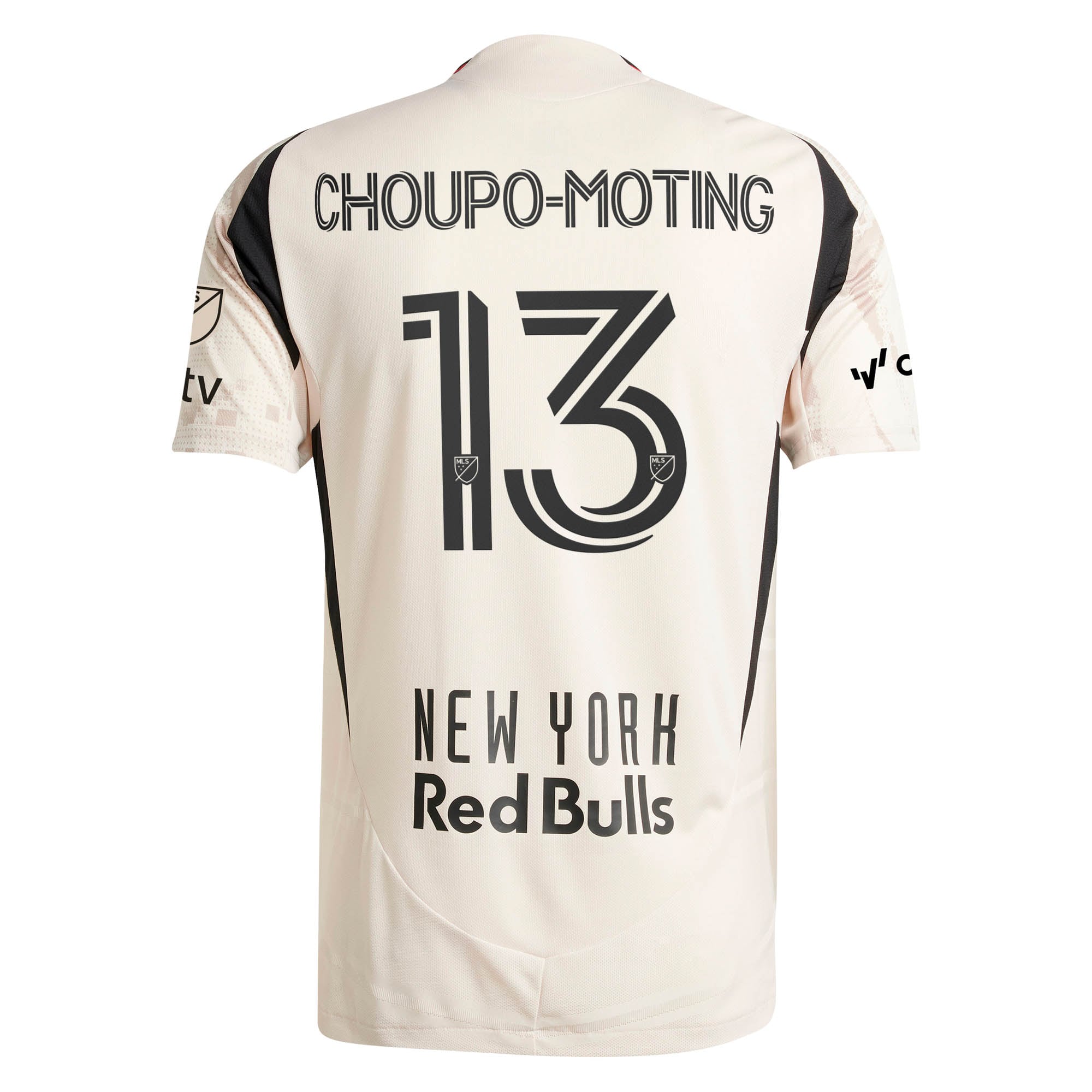 [SJH] Eric Maxim Choupo-Moting New York Red Bulls 2025 Stone Kit Authentic Player Jersey - Tan