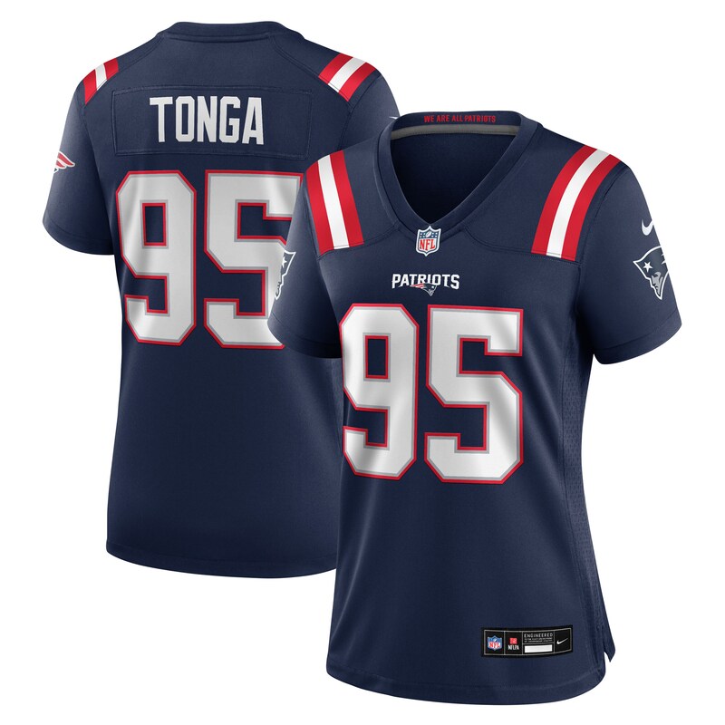 None Khyiris Tonga Team Captain NE Patriots Officially Licensed Jersey
