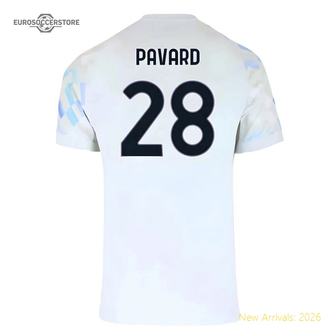 Exceptional 2025-2026 Inter Milan Away Shirt (pavard 28)