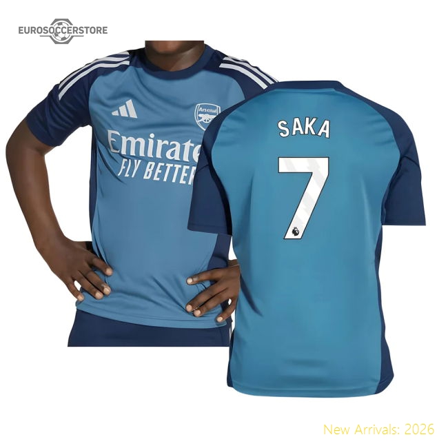 2025-2026 Arsenal Kids Comfortable Jersey Saka Aeroready
