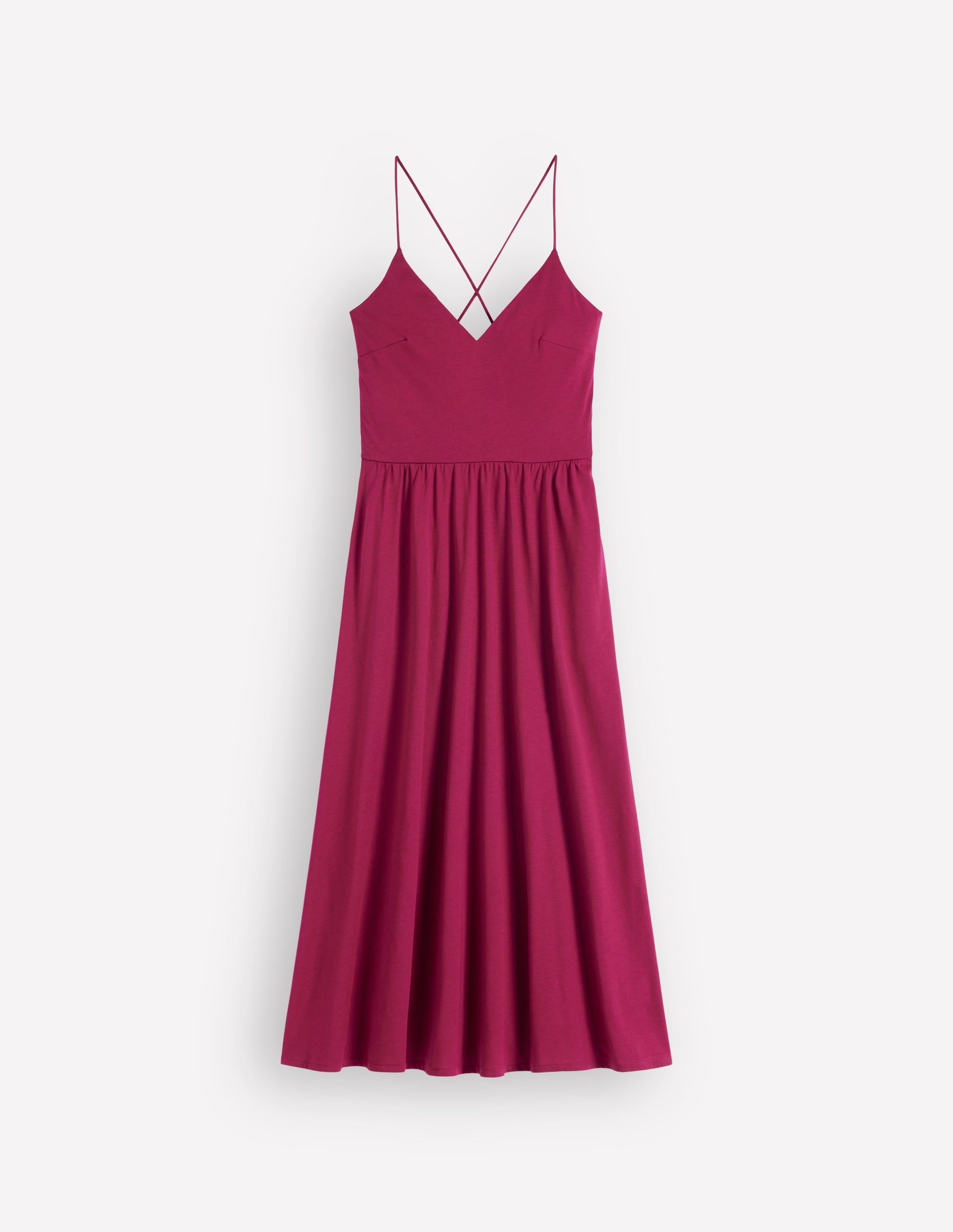 Cross Back Jersey Dress