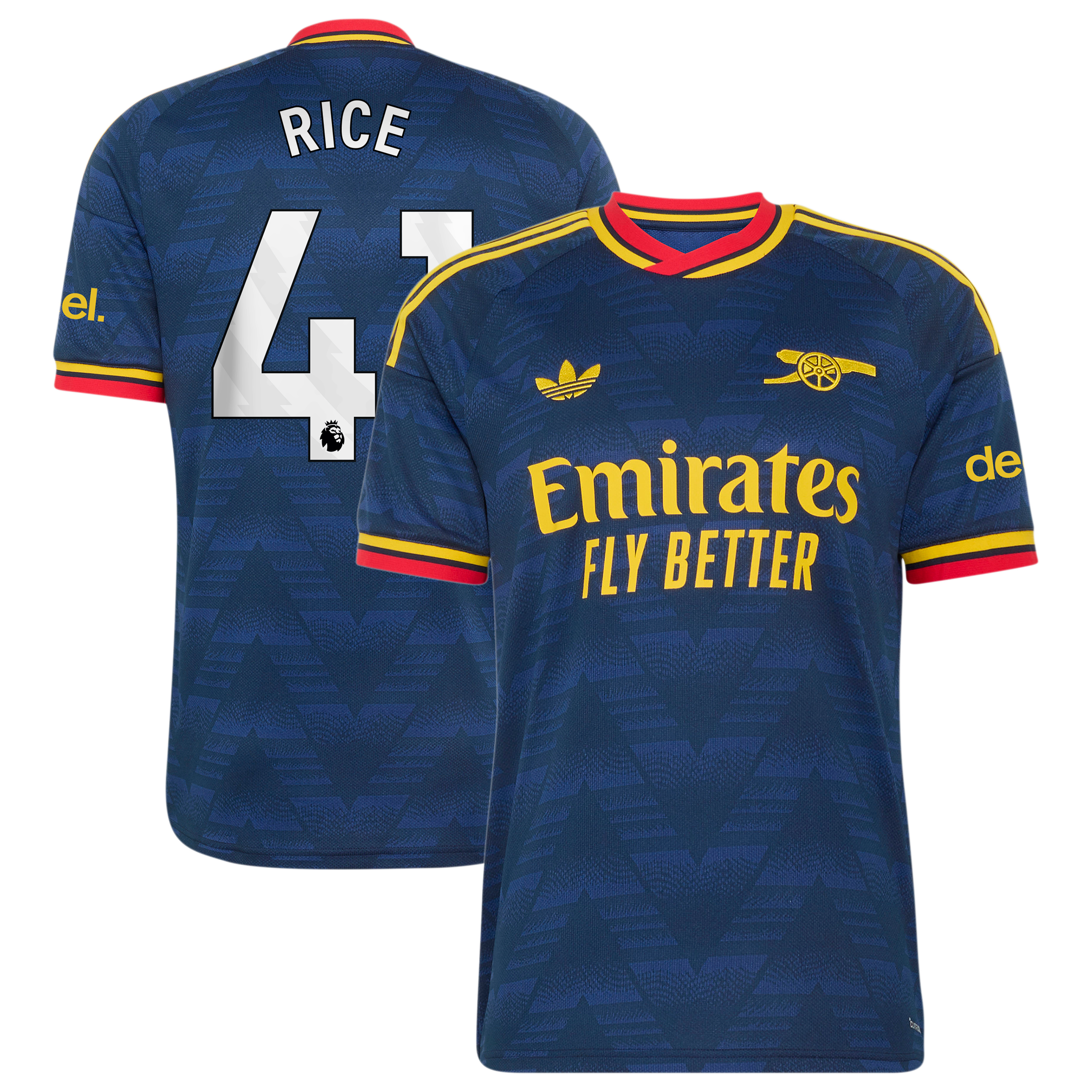 [ESK] Declan Rice #41 Arsenal 2026/27 Away Replica Jersey - Navy