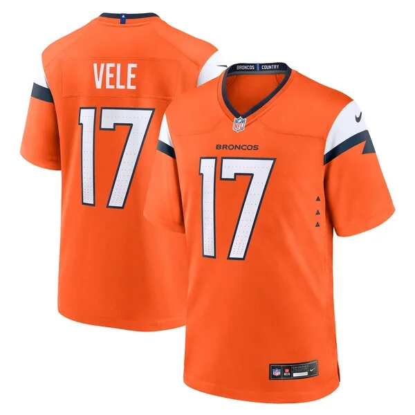 None Game NFL Jersey - Orange | Top-Grade Football Apparel | NFL Footb