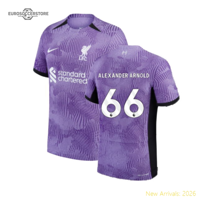 2023-2024 Liverpool Third Authentic Match Shirt (Alexander Arnold 66)