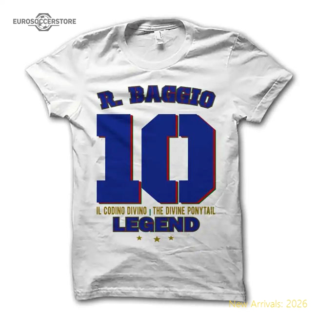 Robert Baggio Legend T-Shirt (White)