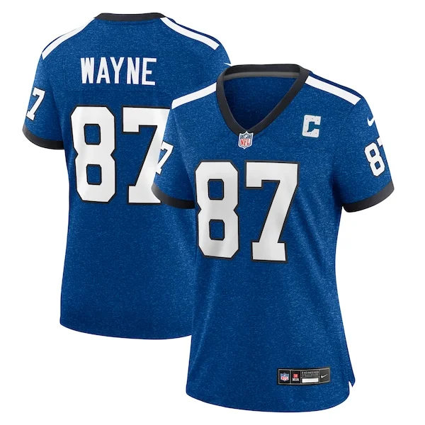 None Reggie Wayne Game Jersey - Royal | NFL Player Jersey | NFL Footba