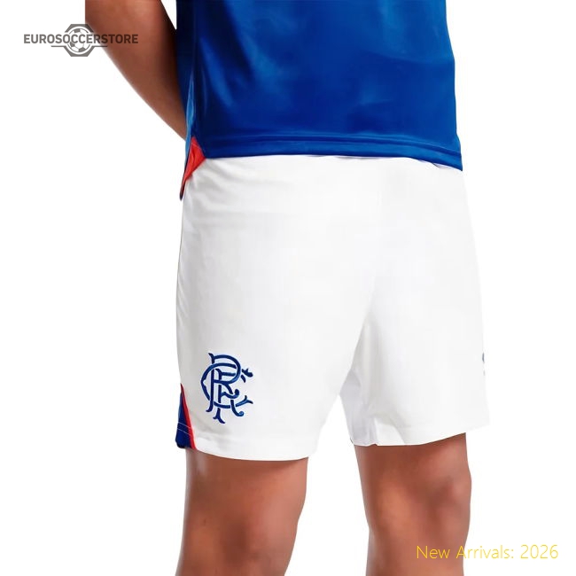 2025-2026 Rangers Home Shorts (White) - Kids