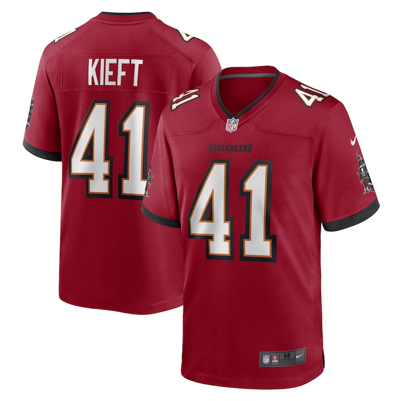 None Ko Kieft TB Buccaneers Dynamic Game-Ready Jersey Football Apparel