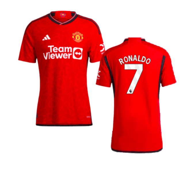 Authentic 2023-2024 Man Utd Authentic Home Shirt (ronaldo 7)