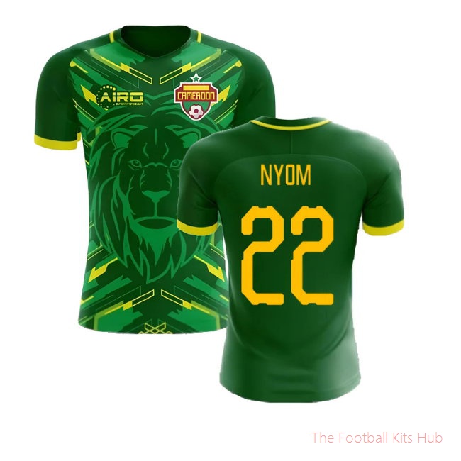 [JED] 2025/26 Cameroon Home Football Shirt (Nyom 22) - Kids