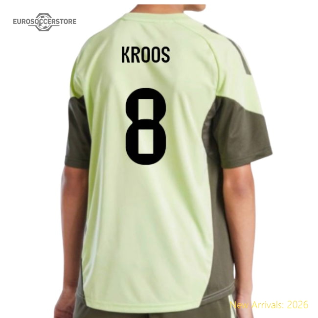 2025-2026 Football Team Kids Soft Kroos Jersey Performance Fabric