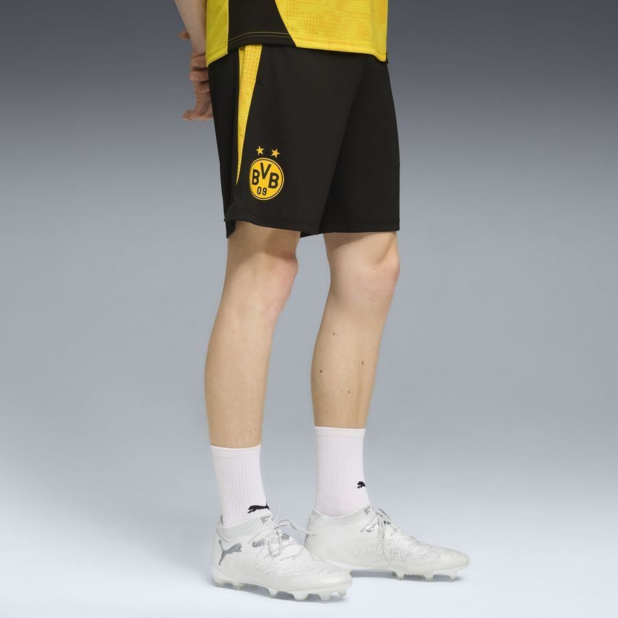 Dortmund Training Shorts Puma Jet Black/faster Yellow