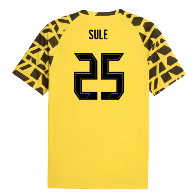 2025-2026 Borussia Dortmund Warm Up Training Jersey (yellow) (sule 25)