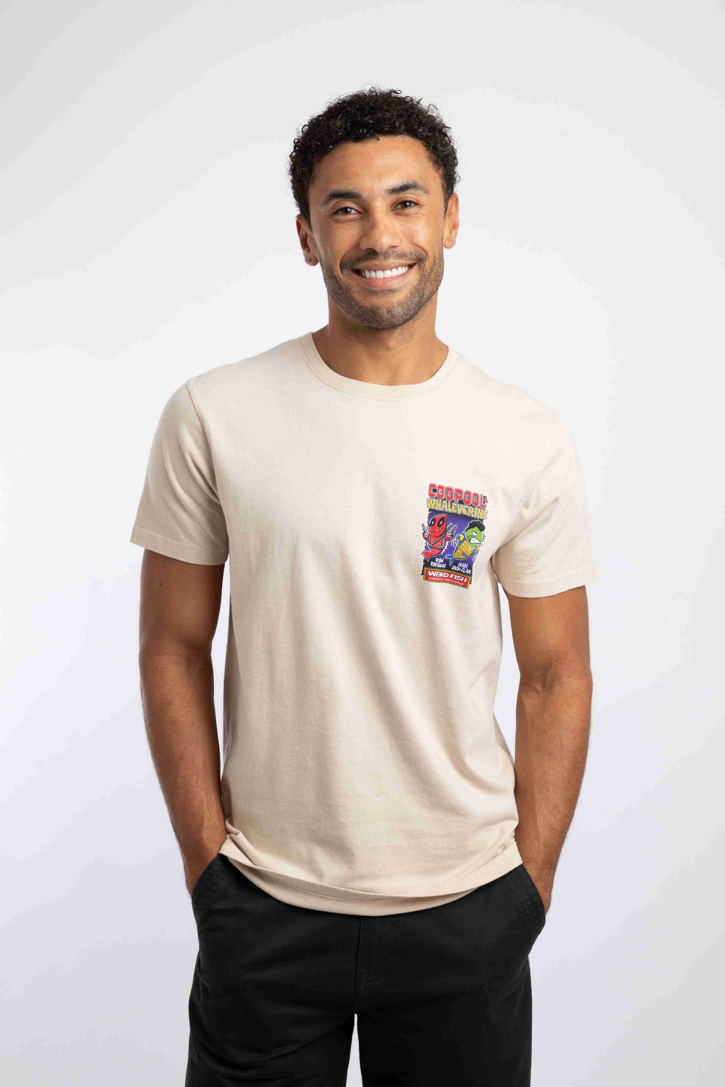 Codpool Back Print Artist T-Shirt String