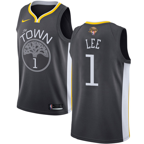 Nike Warriors Black State Warriors #1 Jersey - NBA Fan Apparel